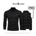 Ralph Lauren | Premium sweater + gratis vestjakke