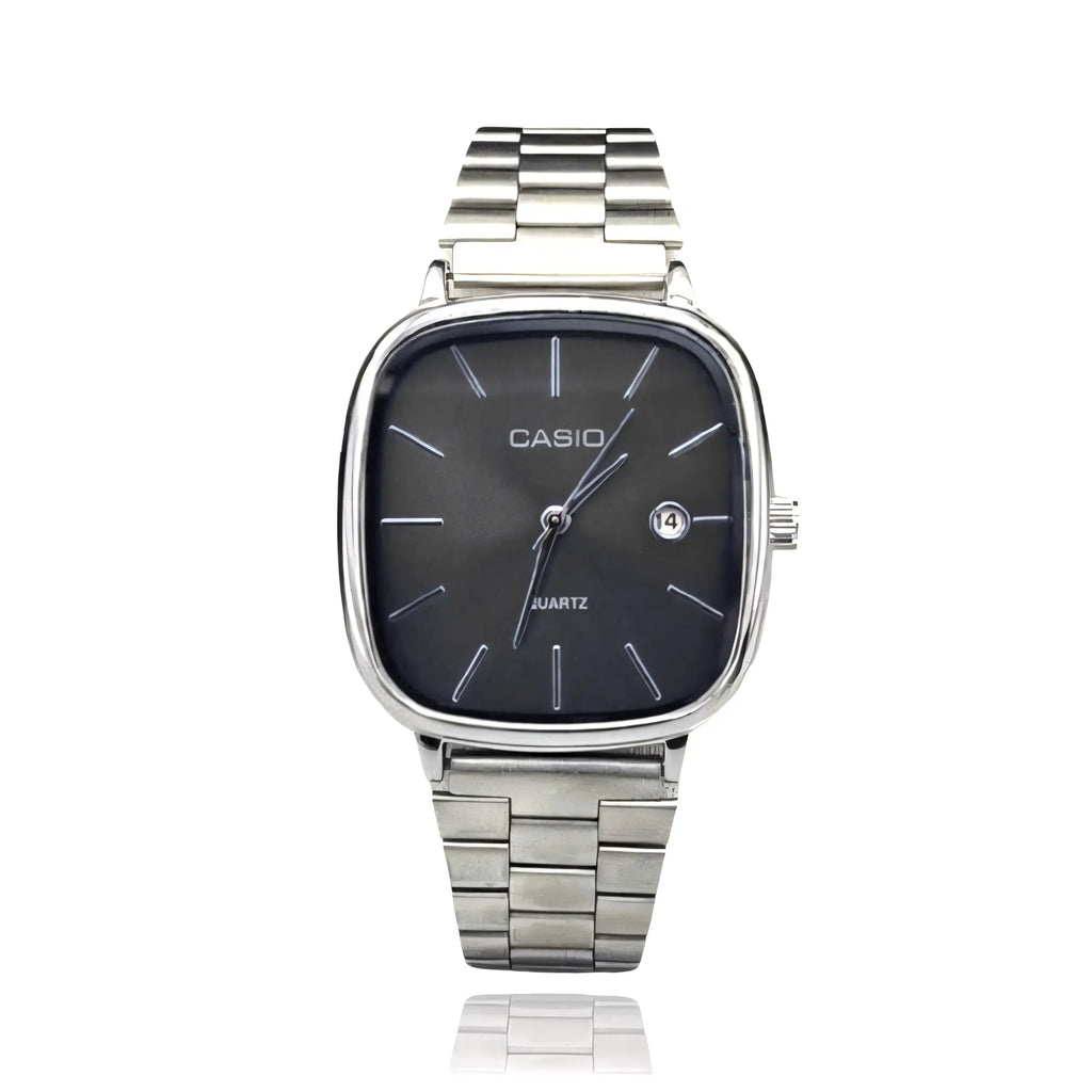 Reloj lujoso CASIO de 36 mm - Resistente al agua | Acero transferido