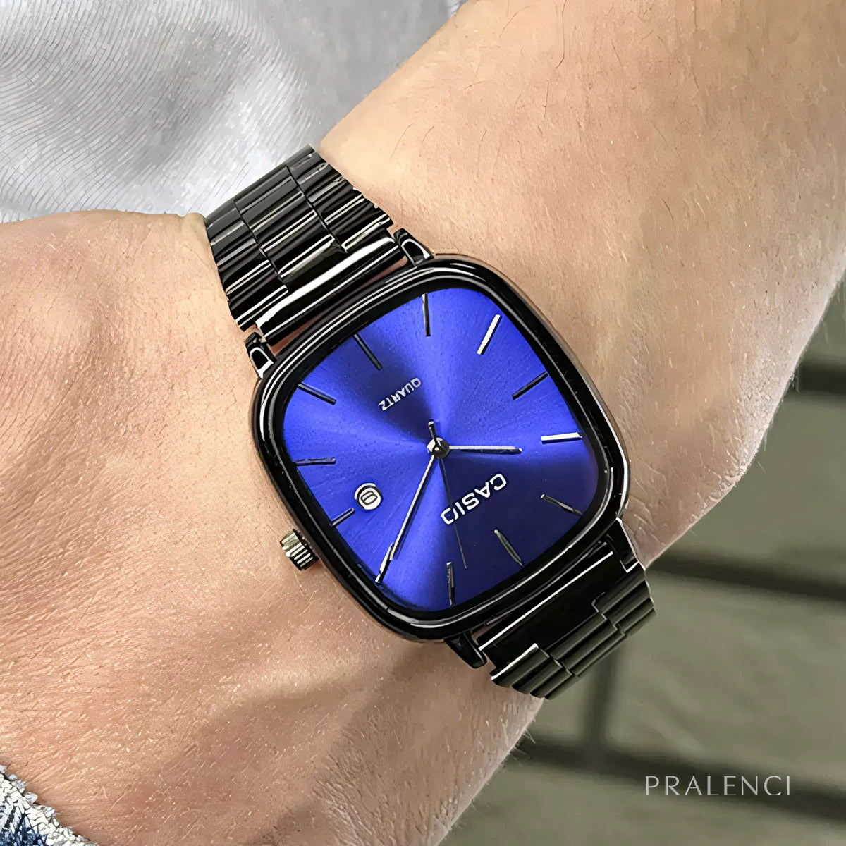 Reloj lujoso CASIO de 36 mm - Resistente al agua | Acero transferido