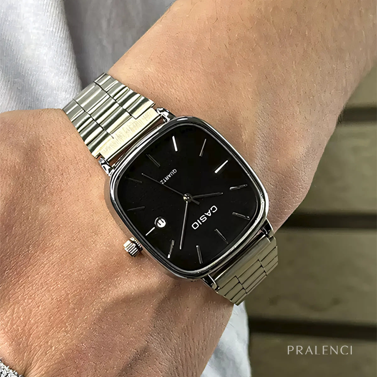 Reloj lujoso CASIO de 36 mm - Resistente al agua | Acero transferido