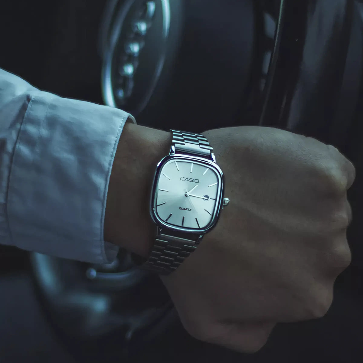 Reloj lujoso CASIO de 36 mm - Resistente al agua | Acero transferido