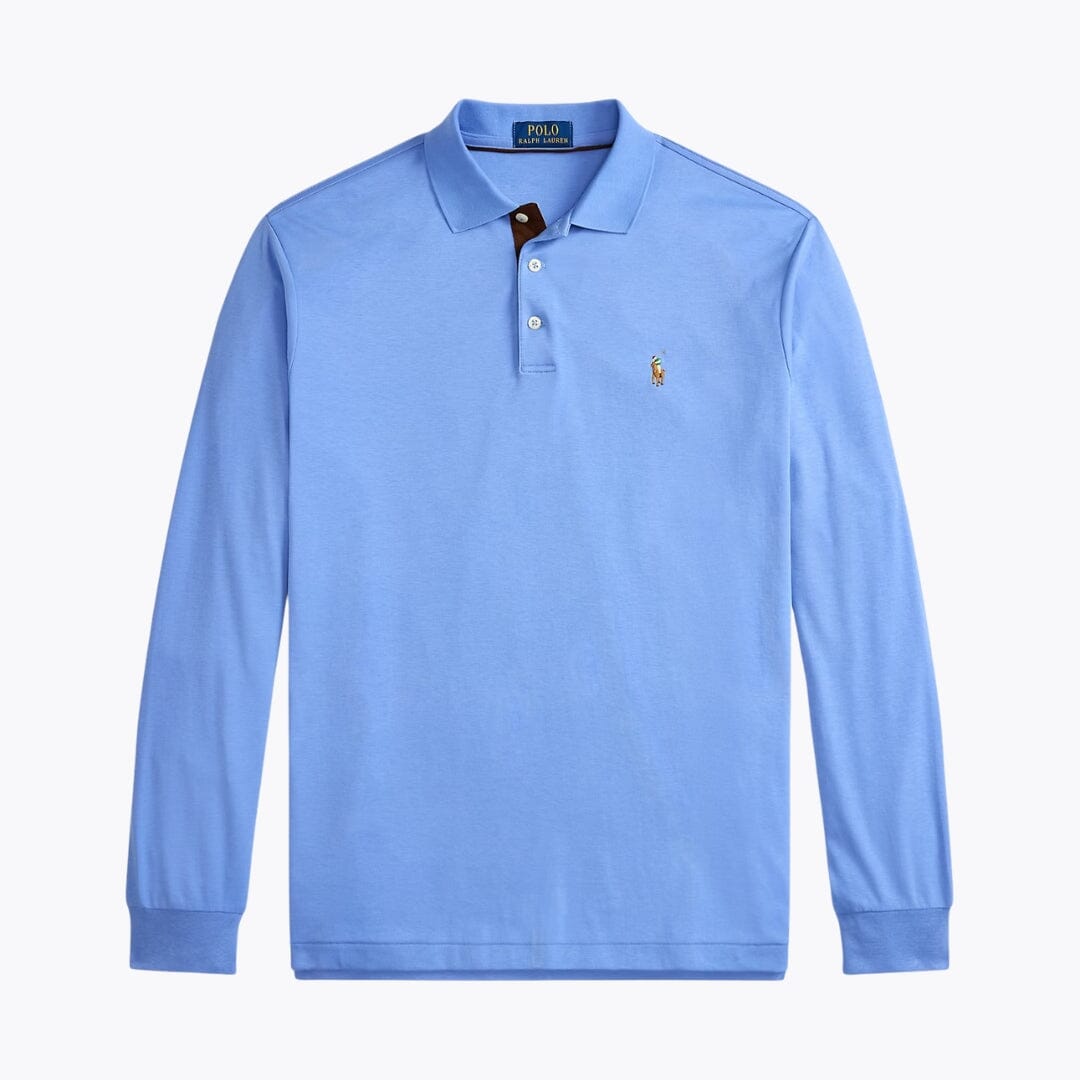 RL Poloshirt i blød bomuld med klassisk pasform