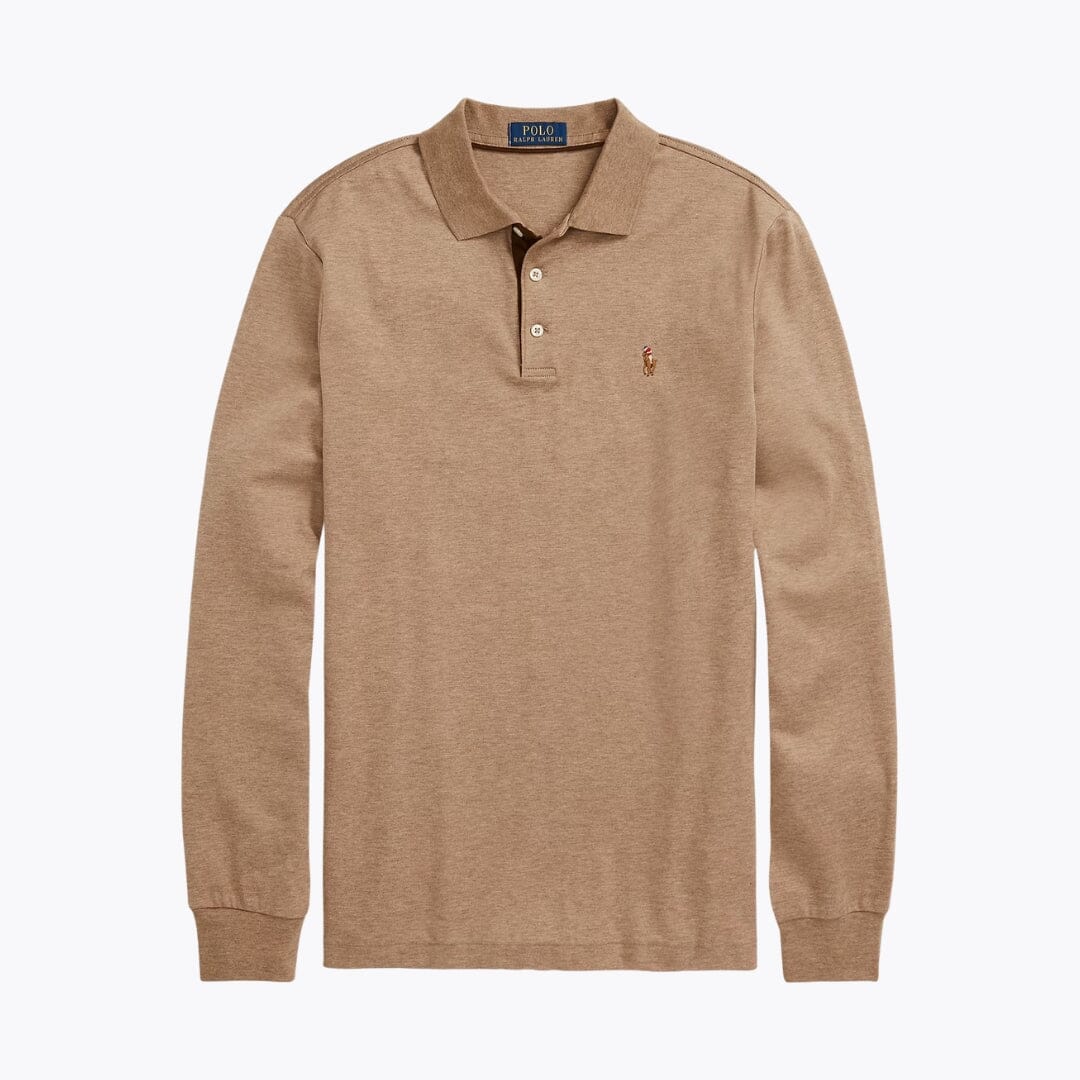 RL Poloshirt i blød bomuld med klassisk pasform
