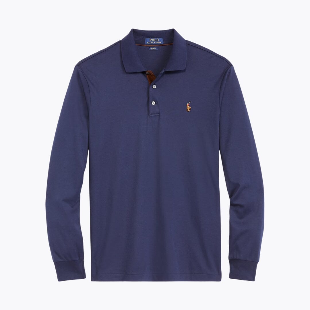 RL Poloshirt i blød bomuld med klassisk pasform