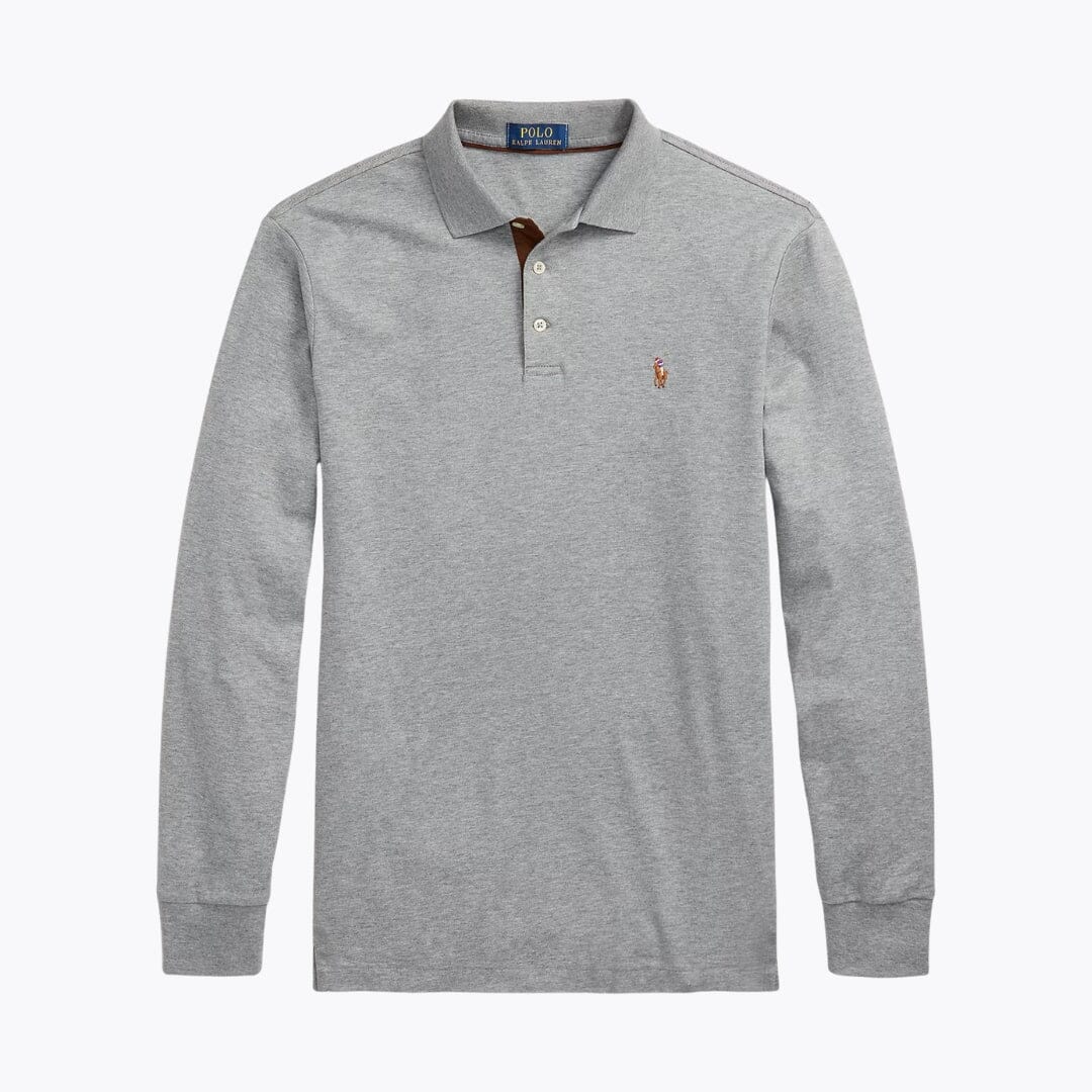 RL Poloshirt i blød bomuld med klassisk pasform