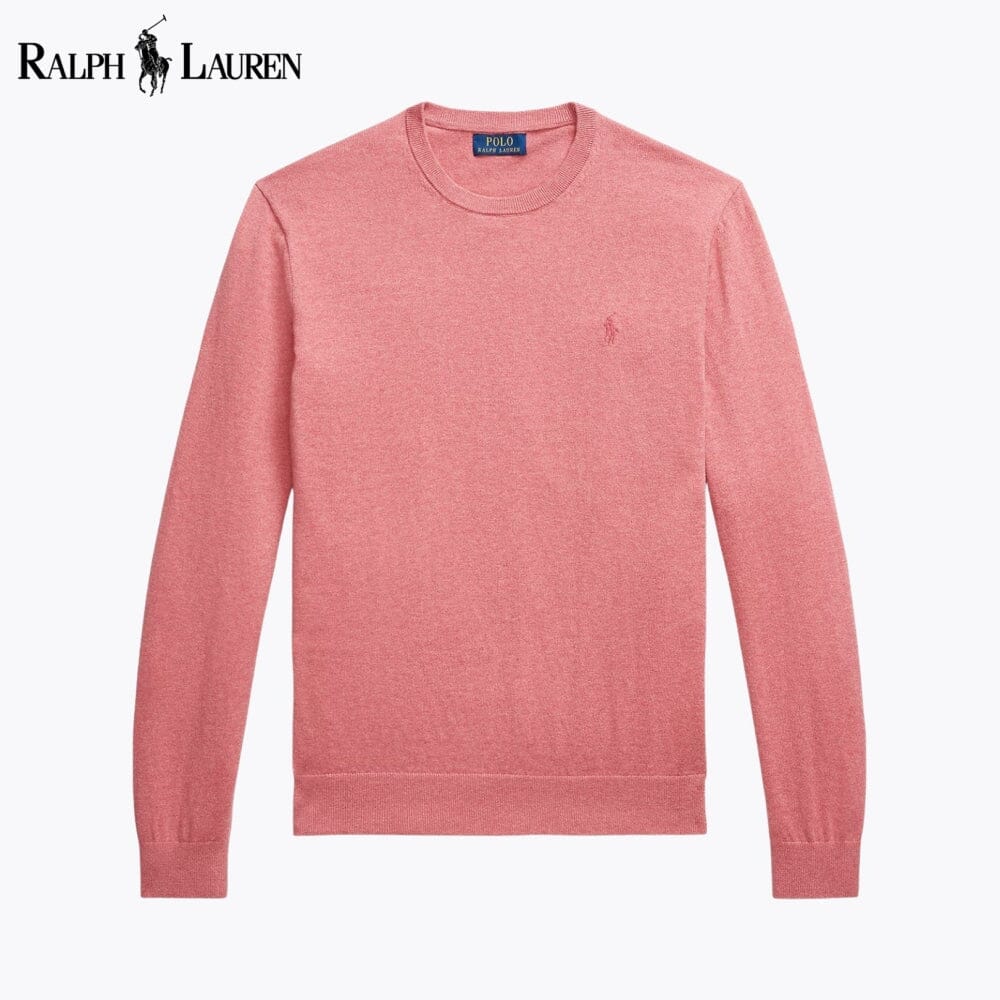 RL Pullover aus Baumwoll-Kaschmir mit Rundhalsausschnitt