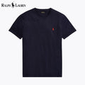 RL T-shirt med rund hals i jersey og specialtilpasset slim fit