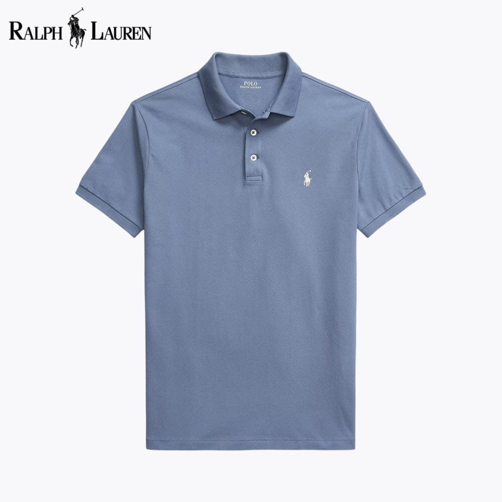 RL Custom Slim Fit Stretch-Mesh-Poloshirt