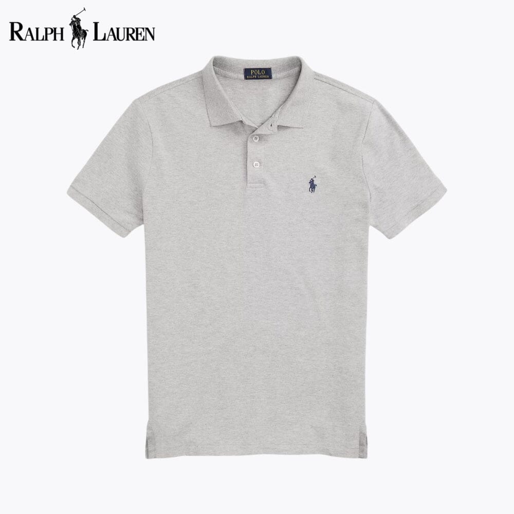 RL Custom Slim Fit Stretch-Mesh-Poloshirt