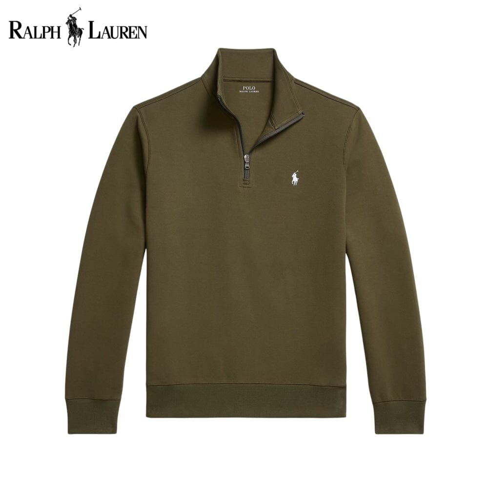 RL Pullover aus Doppelstrick mit Stehkragen