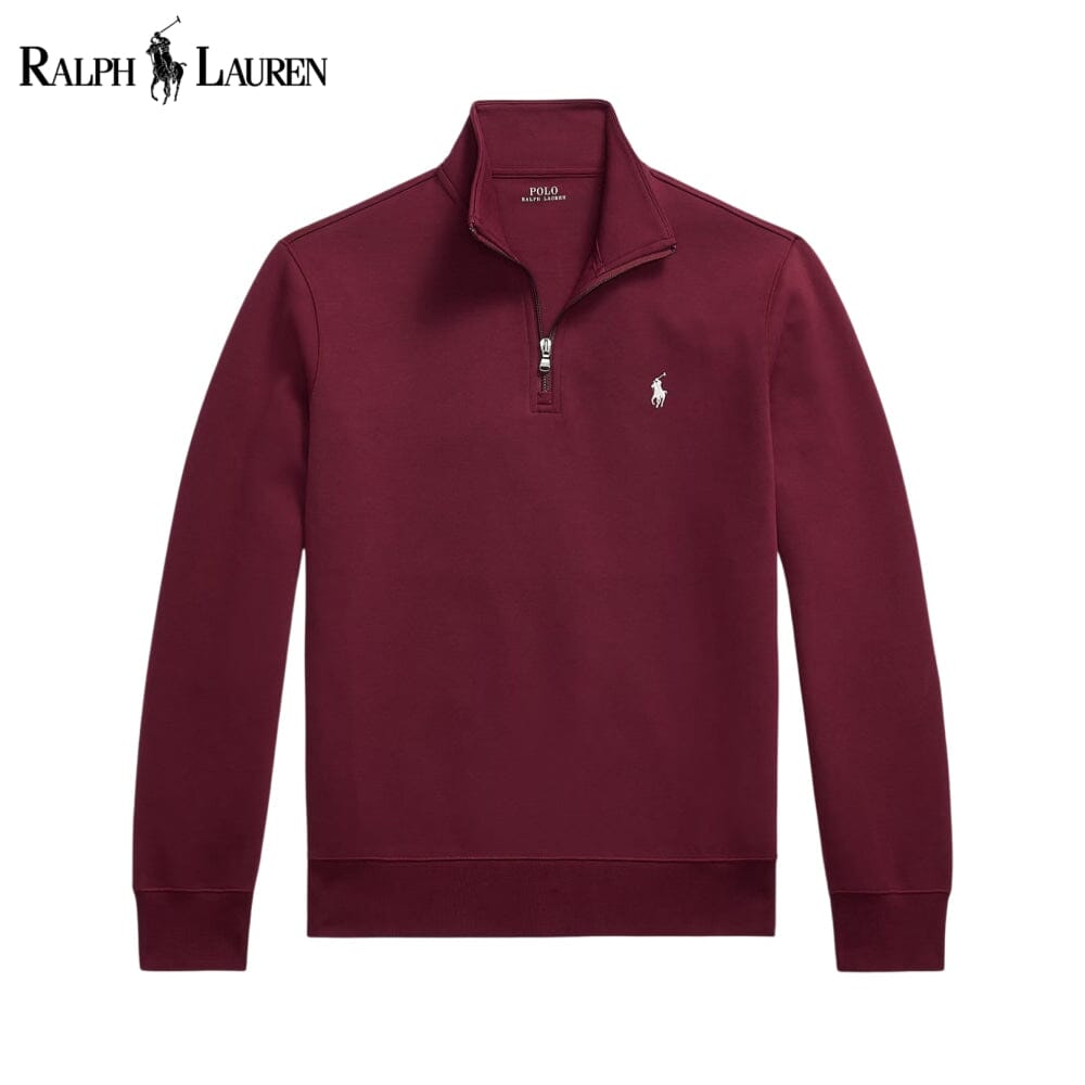 RL Pullover aus Doppelstrick mit Stehkragen