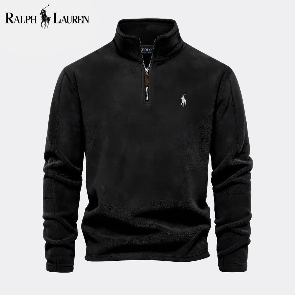 RL Prestige Strickpullover aus Wolle mit Zopfmuster