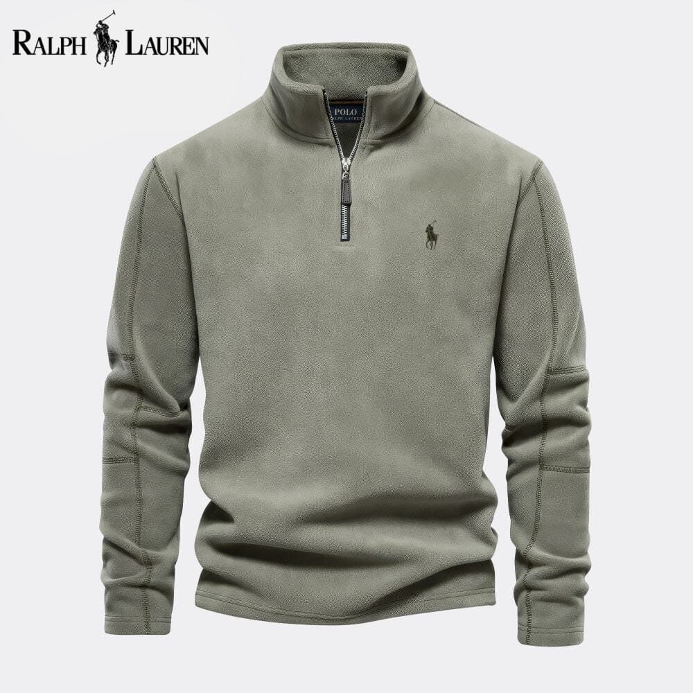 RL Prestige Strickpullover aus Wolle mit Zopfmuster
