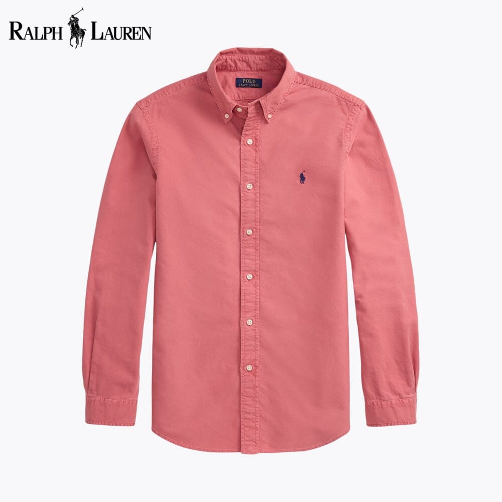 RL Oxford-Hemd mit Slim Fit und garment-dyed