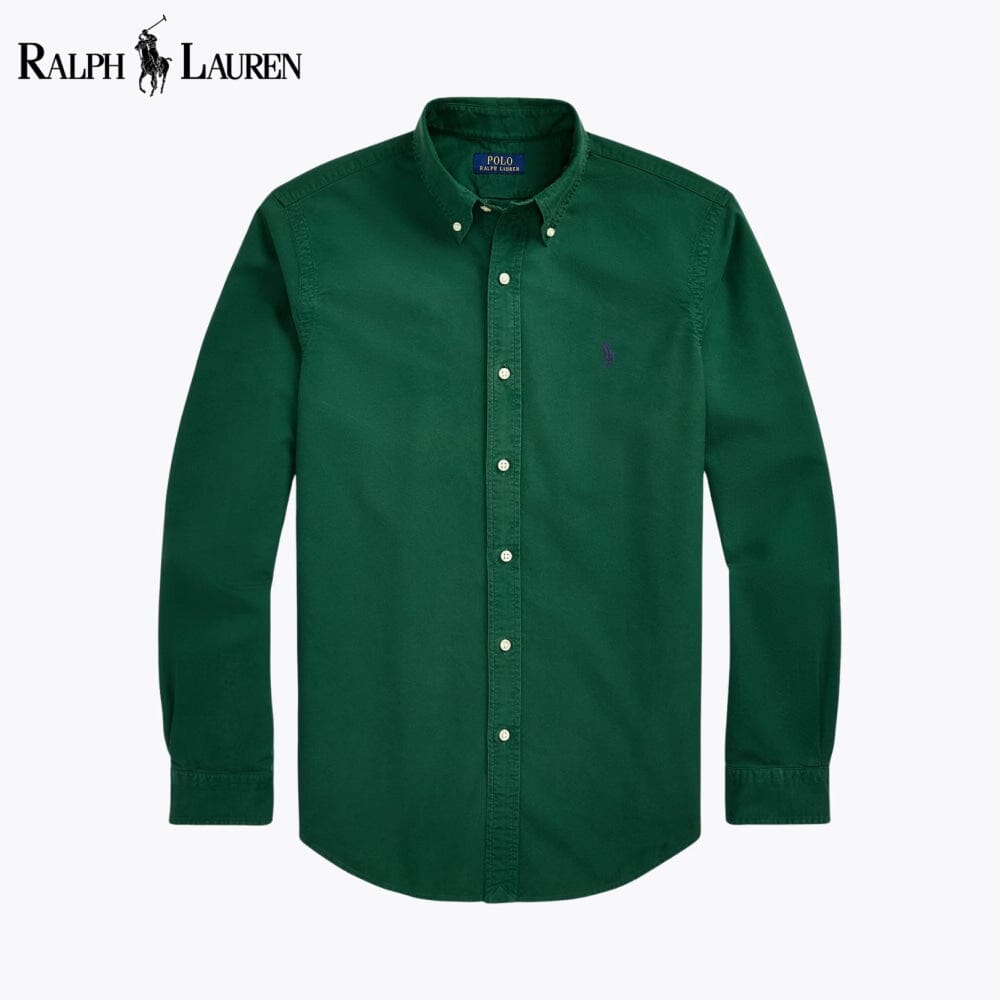 RL Oxford-Hemd mit Slim Fit und garment-dyed
