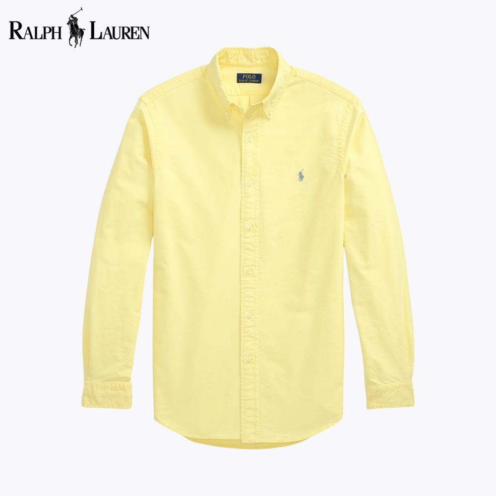 RL Oxford-Hemd mit Slim Fit und garment-dyed