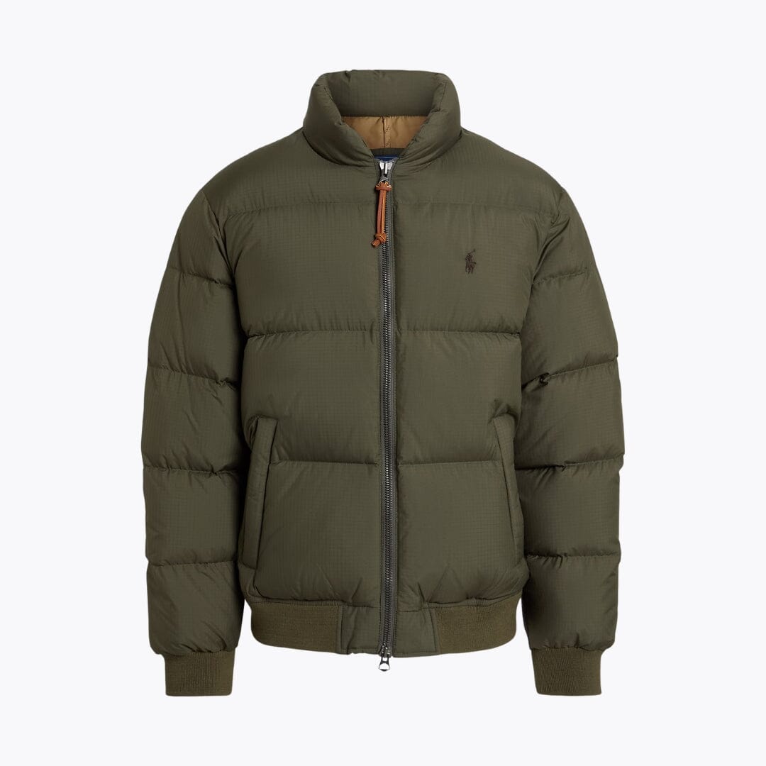 RL Daunenjacke aus strukturiertem Ripstop-Gewebe