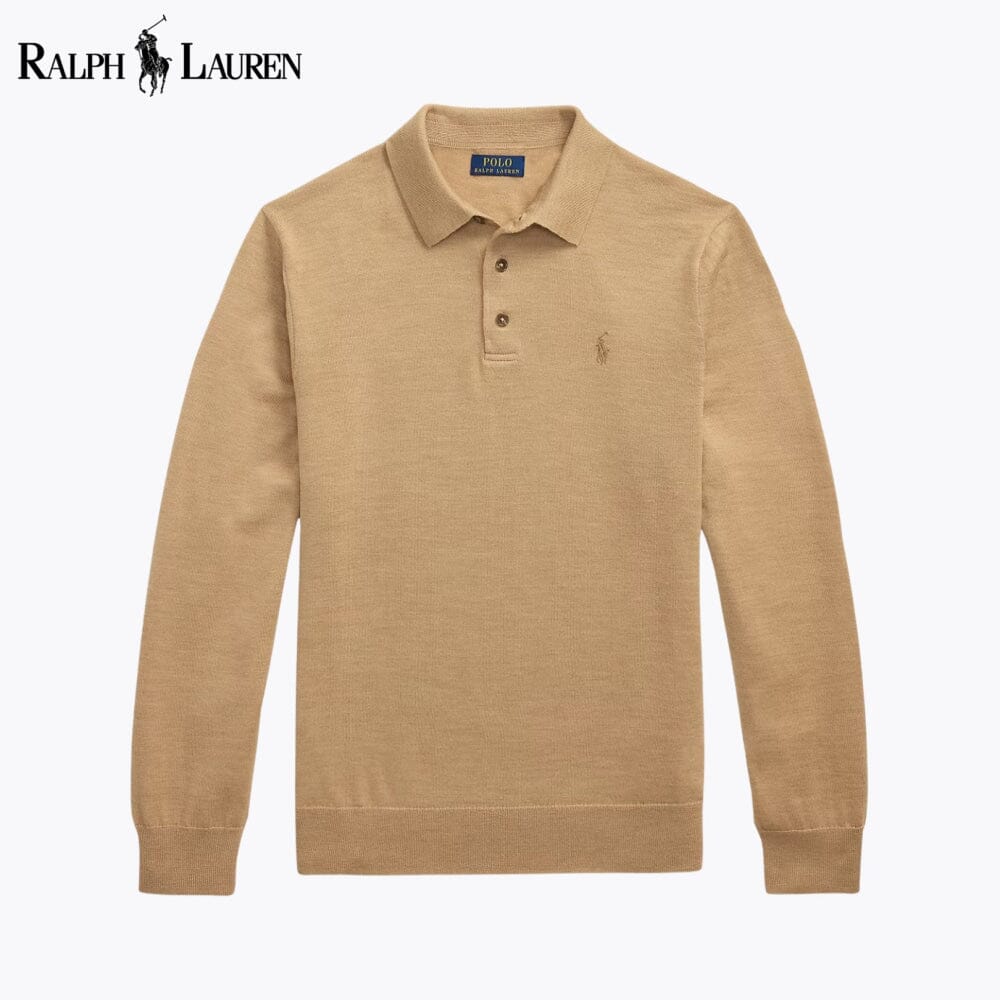 RL Pullover aus Wolle mit Polokragen