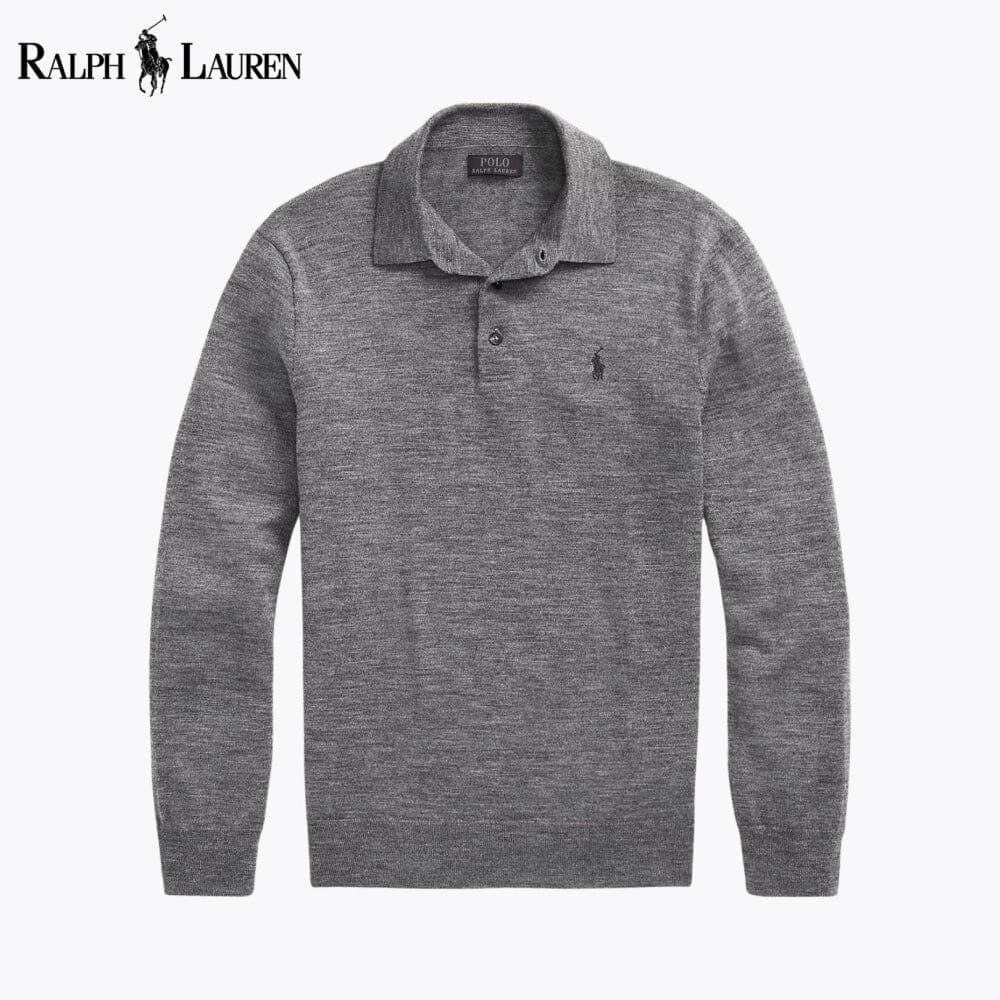 RL Pullover aus Wolle mit Polokragen