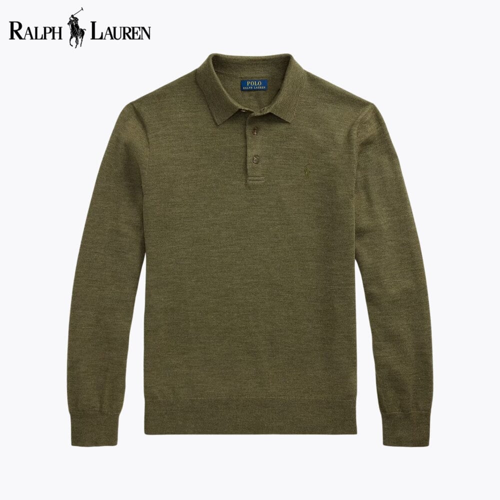 RL Pullover aus Wolle mit Polokragen