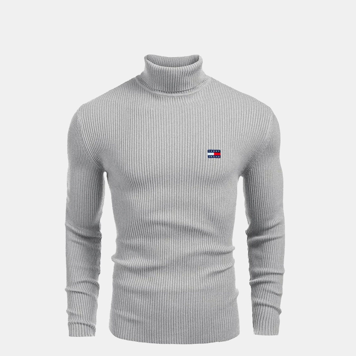 TH Turtleneck sweater i kabelstrikket uld