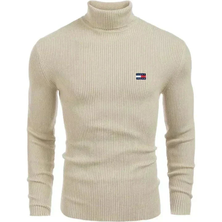 TH Turtleneck Classic Knit Sweater