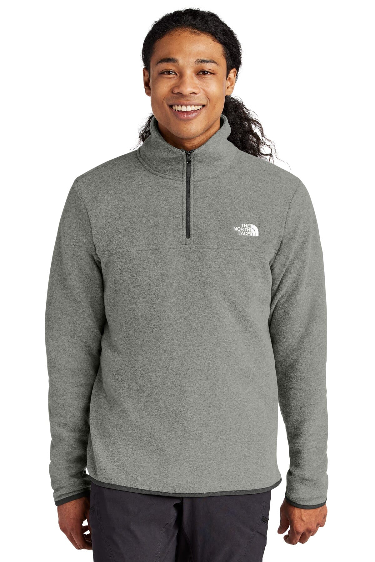 TNF ® férfi Glacier mikropolár negyedcipzáras felső